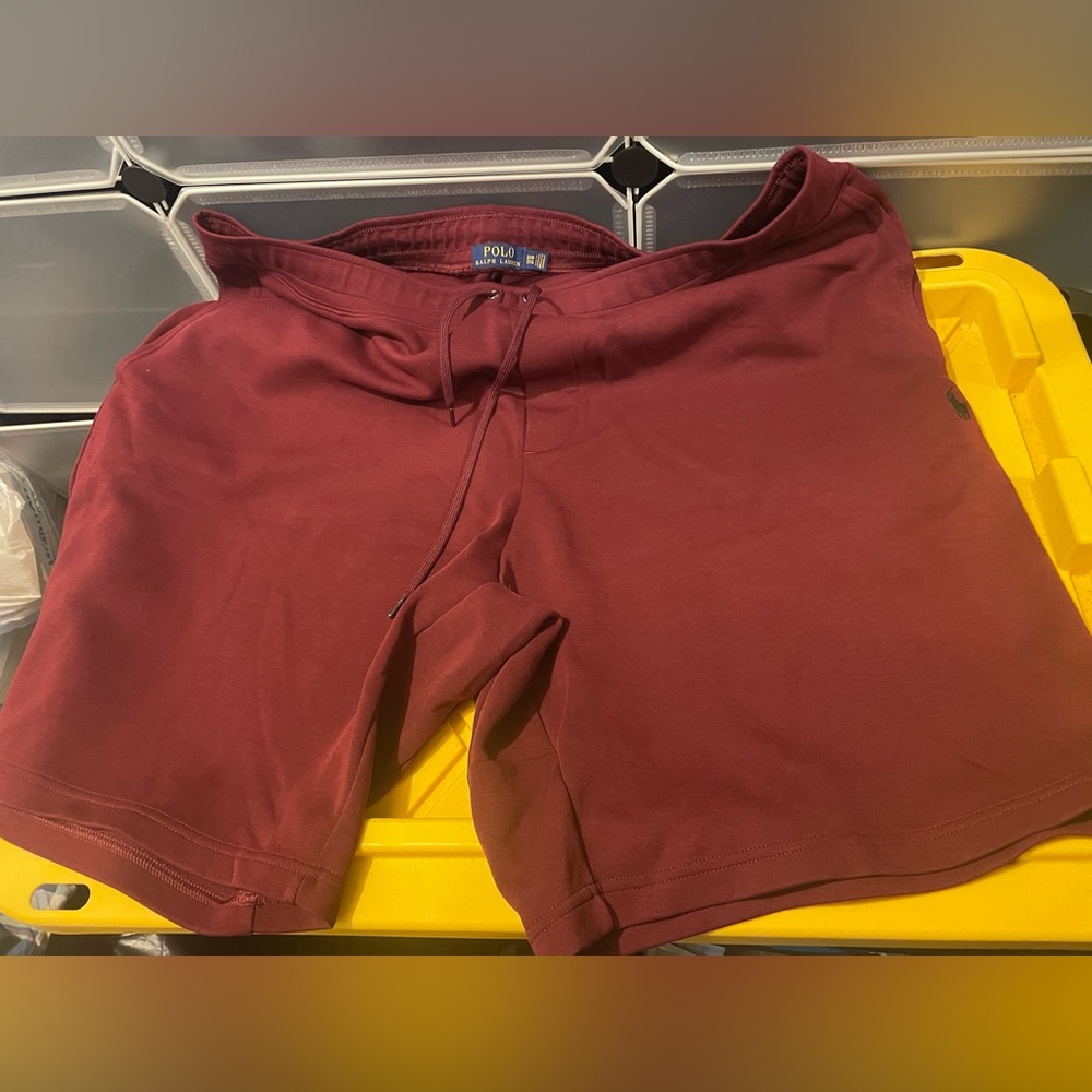 Nearly New, Ralph Lauren Sweat Shorts. Burgundy color, size 3x…